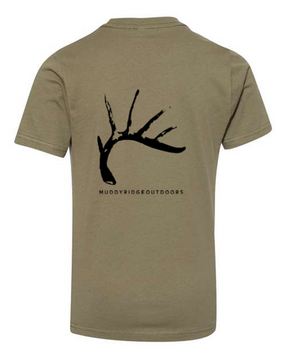 Youth Deer Antler Short Sleeve