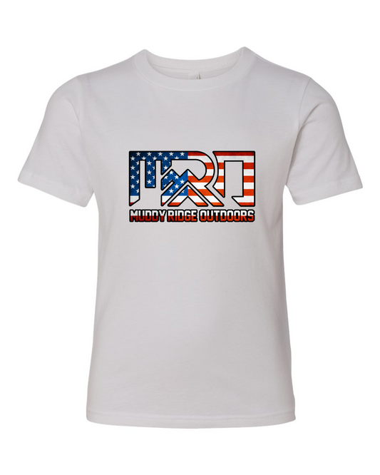 Youth MRO American Flag Logo T-Shirt