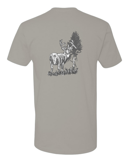 Buck Rubbing Cedar - Short Sleeve (8 Options)