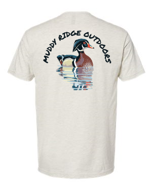 Muddy Ridge Outdoors Wood Duck T Shirt - Wood Duck Hunting Shirt - Wood Duck Hunting Apparel - Wood Duck Design