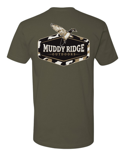 Old School Camo Wood Duck - Short Sleeve (7 Options)