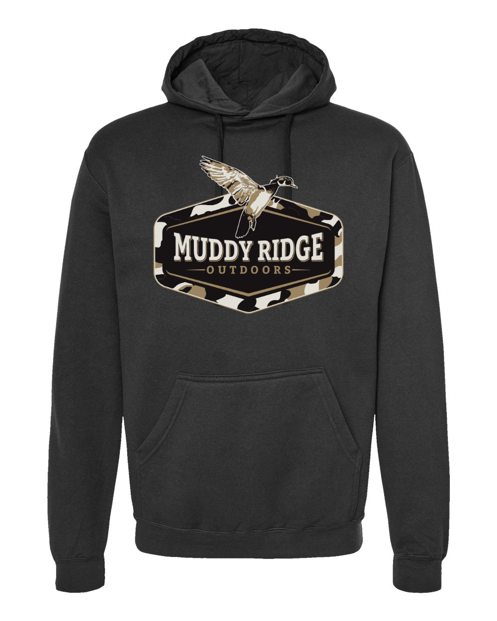 Old School Camo Wood Duck - Hoodie (4 Options)