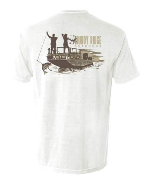 Bowfishing Off Boat - Pocket Short Sleeve (8 Options)