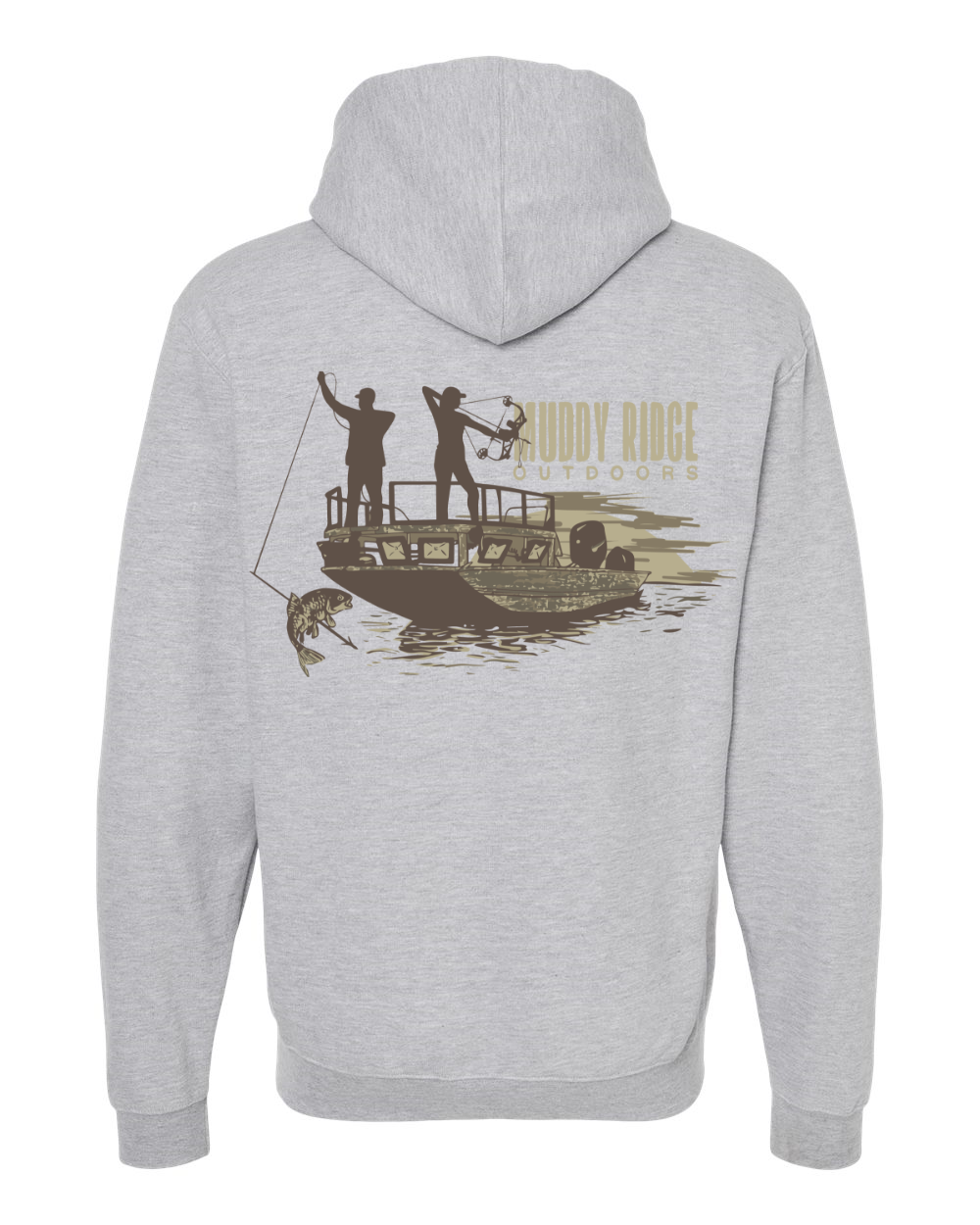 Bowfishing Off Boat Hoodie