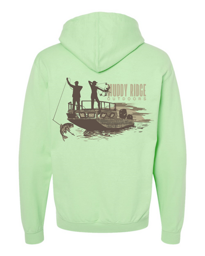 Bowfishing Off Boat Hoodie