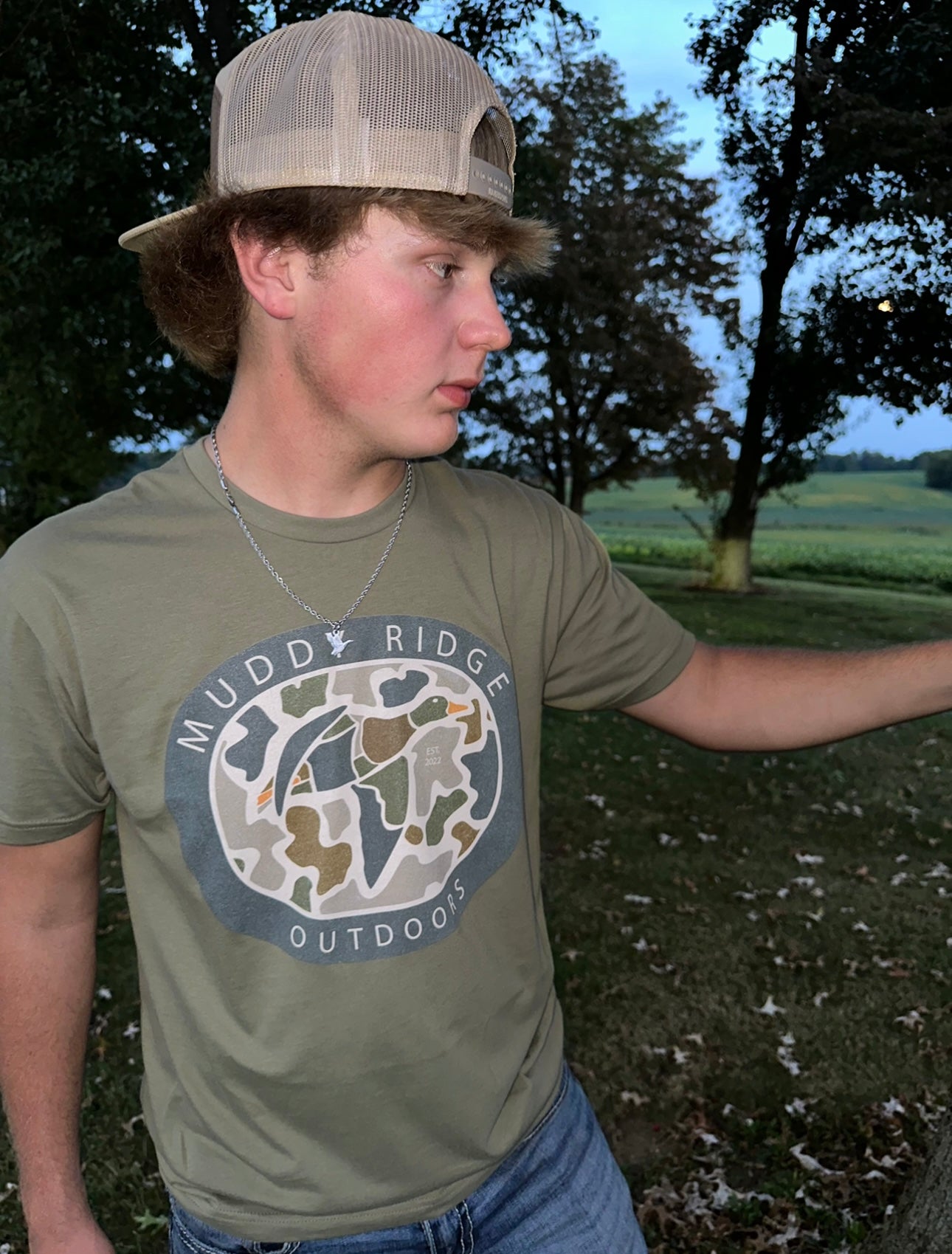 Old School Camo Mallard Duck - Short Sleeve (3 Options)